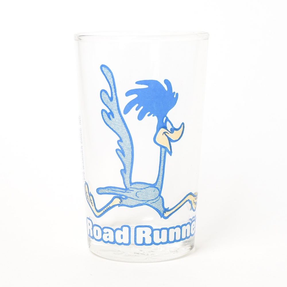 Looney Tunes Road Runner Vintage Glass 1976 Small Size